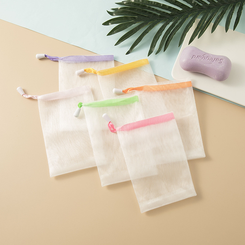 Soap net face wash soap net storage face wash bath soap net bag handmade soap bubble net wholesale