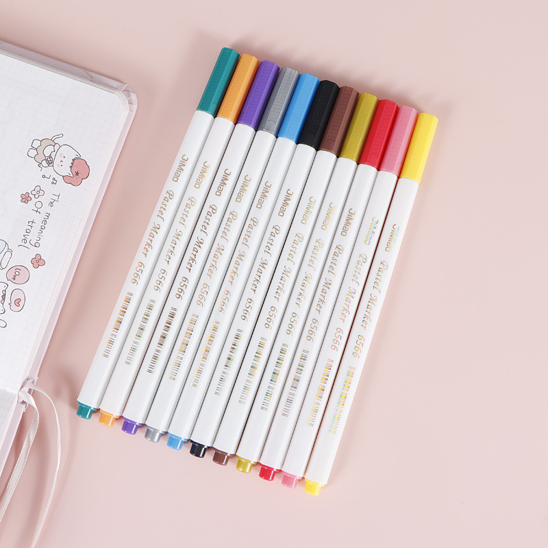 Nueva tiza de agua transfronteriza cuenta de mano pintada graffiti tarjeta de felicitación de bricolaje manicura base de algodón a base de agua varilla delgada marcador de polvo de agua