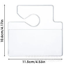 ��������͸��PVC����ͨ��֤���ߴ�115*106mm͸����ˮ���ƺ��ӿ���