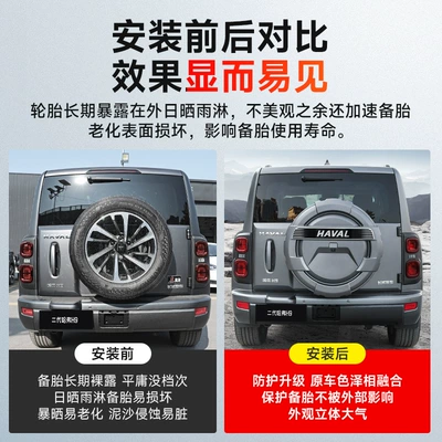 Spare wheel cover Tire Protective Cover Off-Road Decorative Appearance