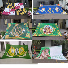 跨境世界杯巨幅拼接广告旗帜定制 体育赛事巨型横幅大号旗帜定做