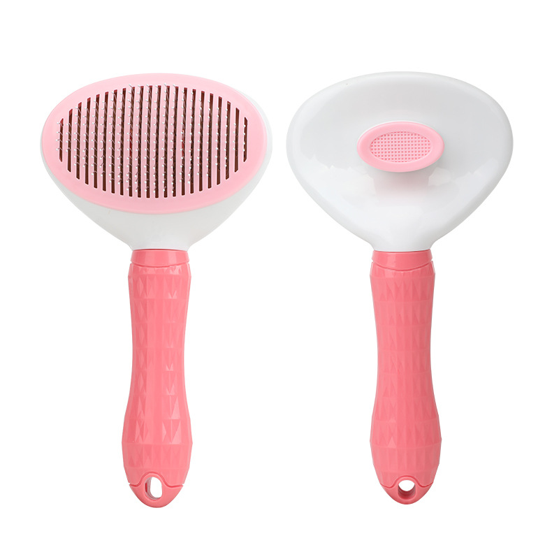 [핑크 ABS] 둥근 머리 빗