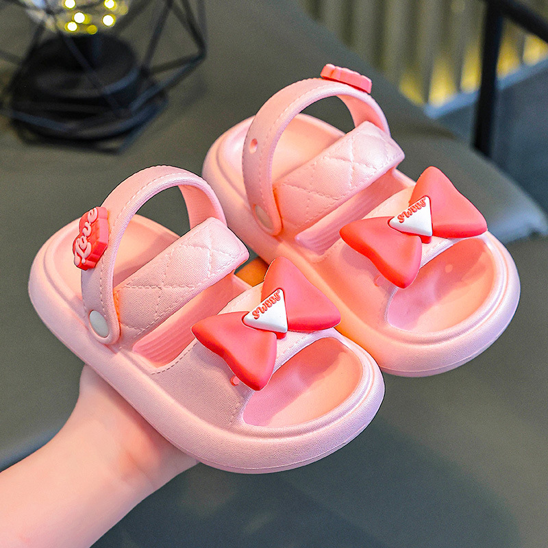 Nuevas sandalias de EVA para niños sandalias de dos vías para niños lindos zapatos de princesa de bebé de niñas antideslizantes de fondo suave de verano