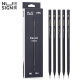 Deli nusai 2B pencil kindergarten Black Wood HB pencil 10 PCs primary school student hexagonal writing pencil stationery