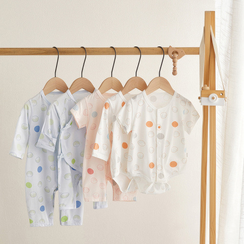 Baby clothes summer short-sleeved modal bag baby suit jumpsuit baby summer dress baby jumpsuit summer