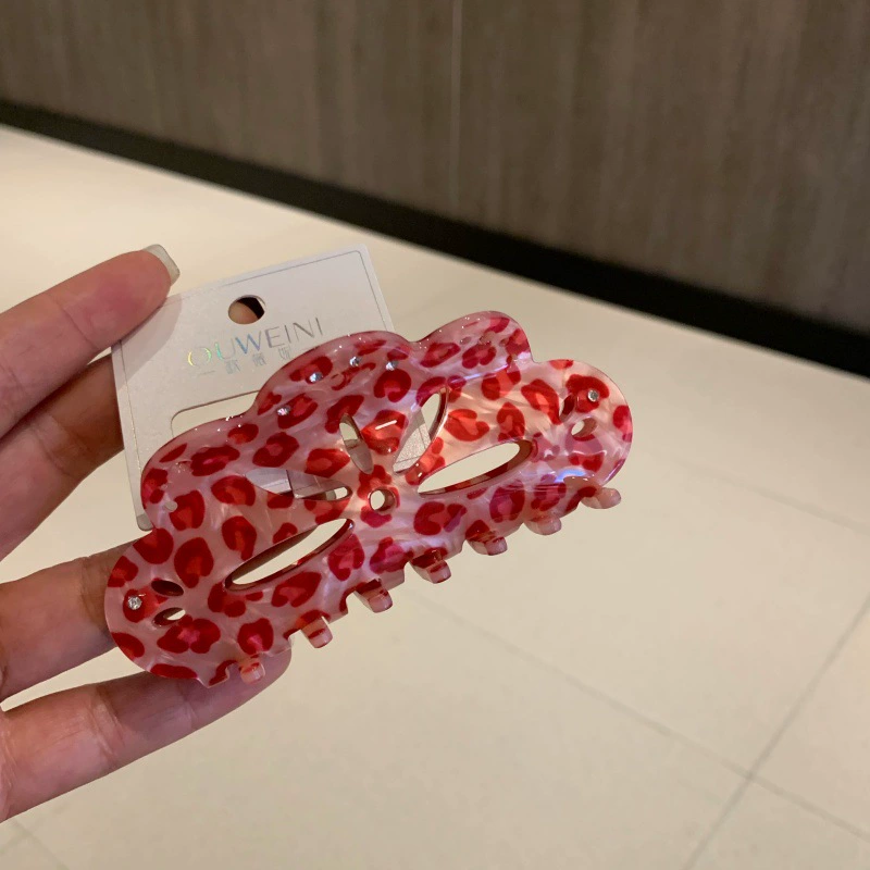 Big crab pin, hairgrip, sophisticated shark, new color, french style, light luxury style