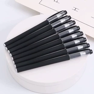Роллерная ручка, набор черной матовой линии, пуля, универсальная каллиграфия, набор из 3 предметов