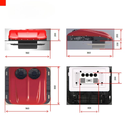 all-in-one motor vehicle engineering truck – Automotive air conditioning - 24veac102224