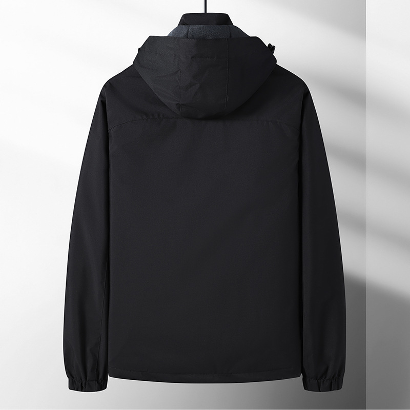 Primavera de una sola capa delgada concha blanda de asalto hombre impermeable a prueba de viento chaqueta al aire libre chaqueta de montaña transmisión en vivo