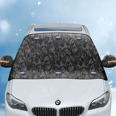 Car snow shield shield, front windshield snow