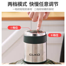 CUKO绞肉机家用小型绞菜器电动绞肉馅全自动搅拌机多功能绞蒜料理