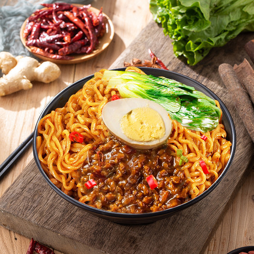 Kefan Zhajiang Noodles 105g*5 in a pack Internet celebrity convenient instant noodles for late night snacks instant dry noodles wholesale