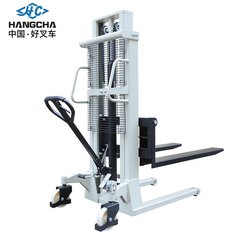 杭叉 HCY手动搬运堆垛车堆高车升降车液压装卸车托盘地牛杭州叉车
