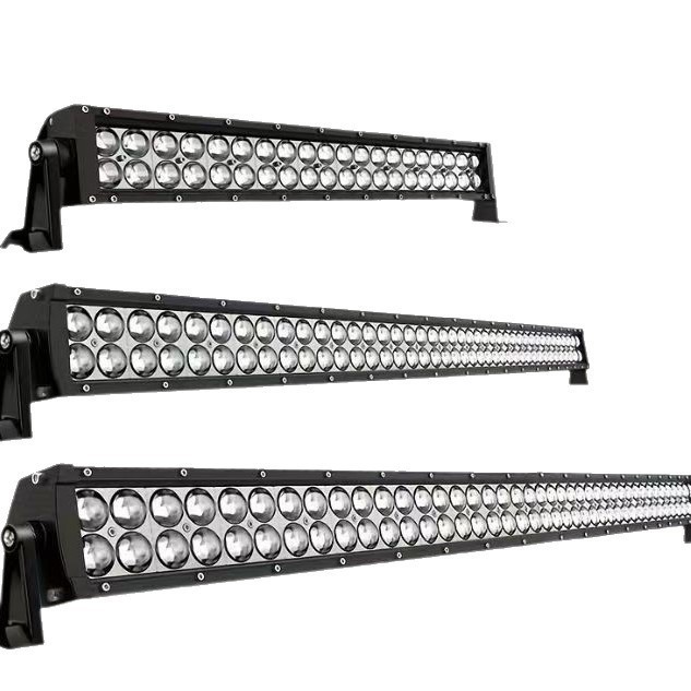 Car Led Strip Work Light, Roof Spotlight Set with Floodlight, Suitable for Off-Road Vehicles and Truck Headlight Modification