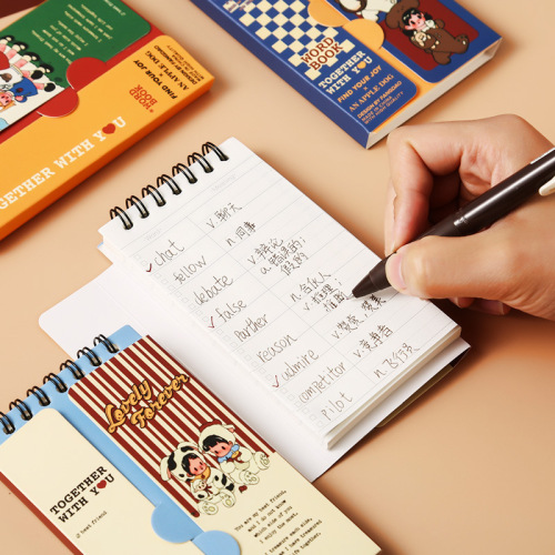 The Portable and Concealable Pocket Notebook for English Vocabulary Recording and Self-Testing
