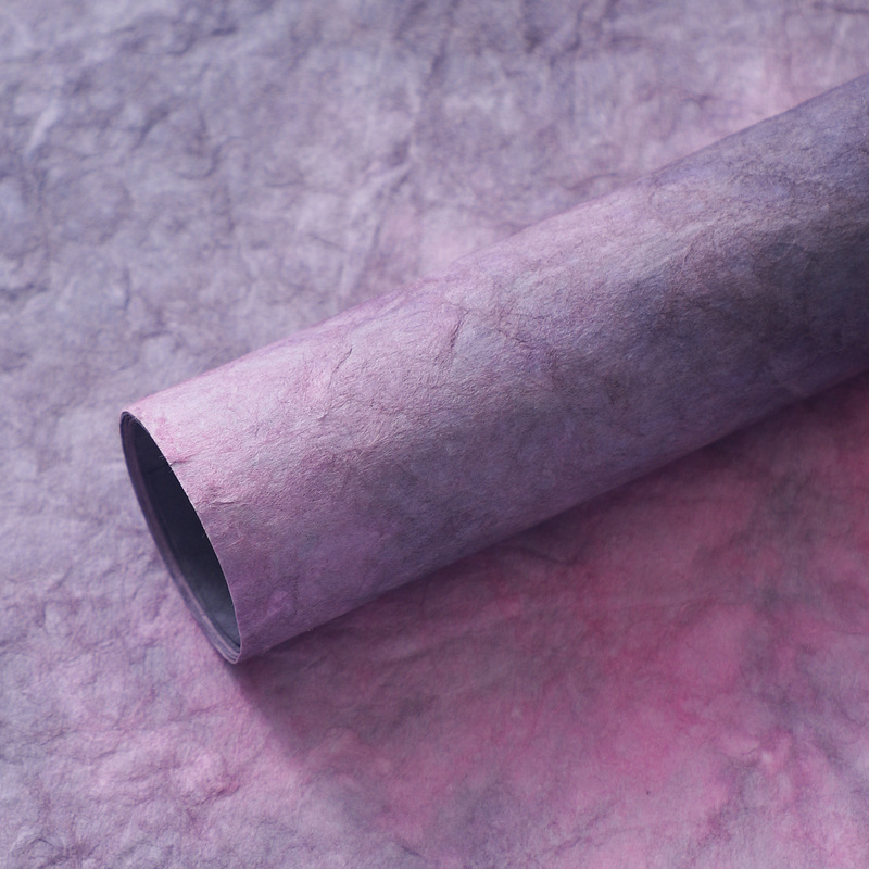 上锦 纯手工水墨纸鲜花花束包装纸高级感褶皱纹理包花纸花艺材料|undefined