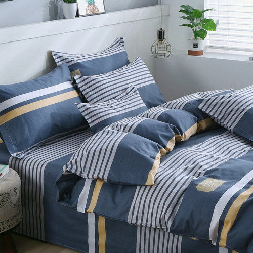 New cotton pillowcase 12868 skin-friendly soft cotton single pillowcase printed envelope single and double pillowcase