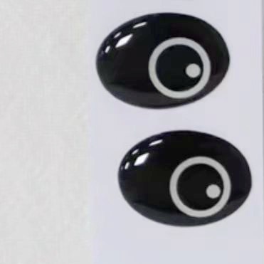 各种玩偶眼睛 不干胶材料滴塑滴胶亚克力玻璃玩偶眼睛设计logo