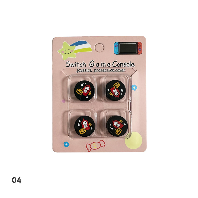 Tapa basculante de silicona de Nintendo Switch de dibujos animados NS Lite tapa basculante tapa protectora mango tapa protectora basculante