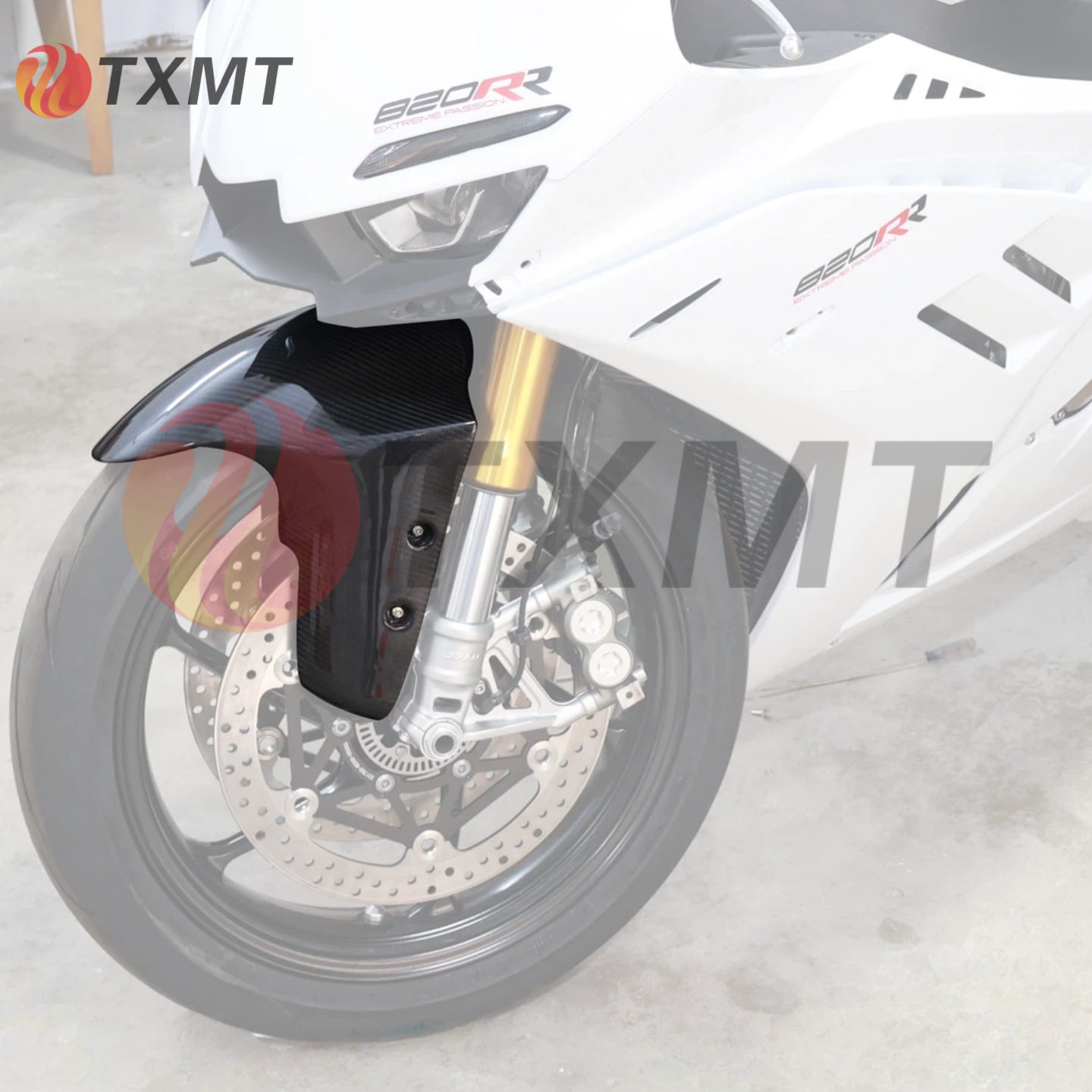 Suitable for Zhang Xue Motorcycle 820Rr Carbon Fiber Modified Shell Front and Rear Fenders, Rear Mudguard, Rear Fender