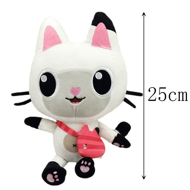 Плюшевые игрушки Gabby Dollhouse KAWAII MERCAT милая плюшевая зверушка