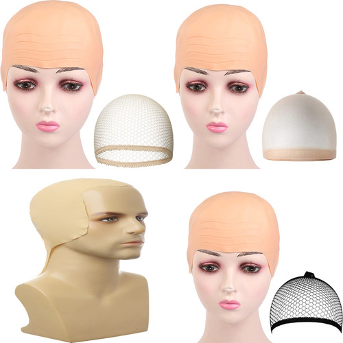 Halloween fake scalp, simulated scalp wig cosplay monk bald head cosplay masquerade props
