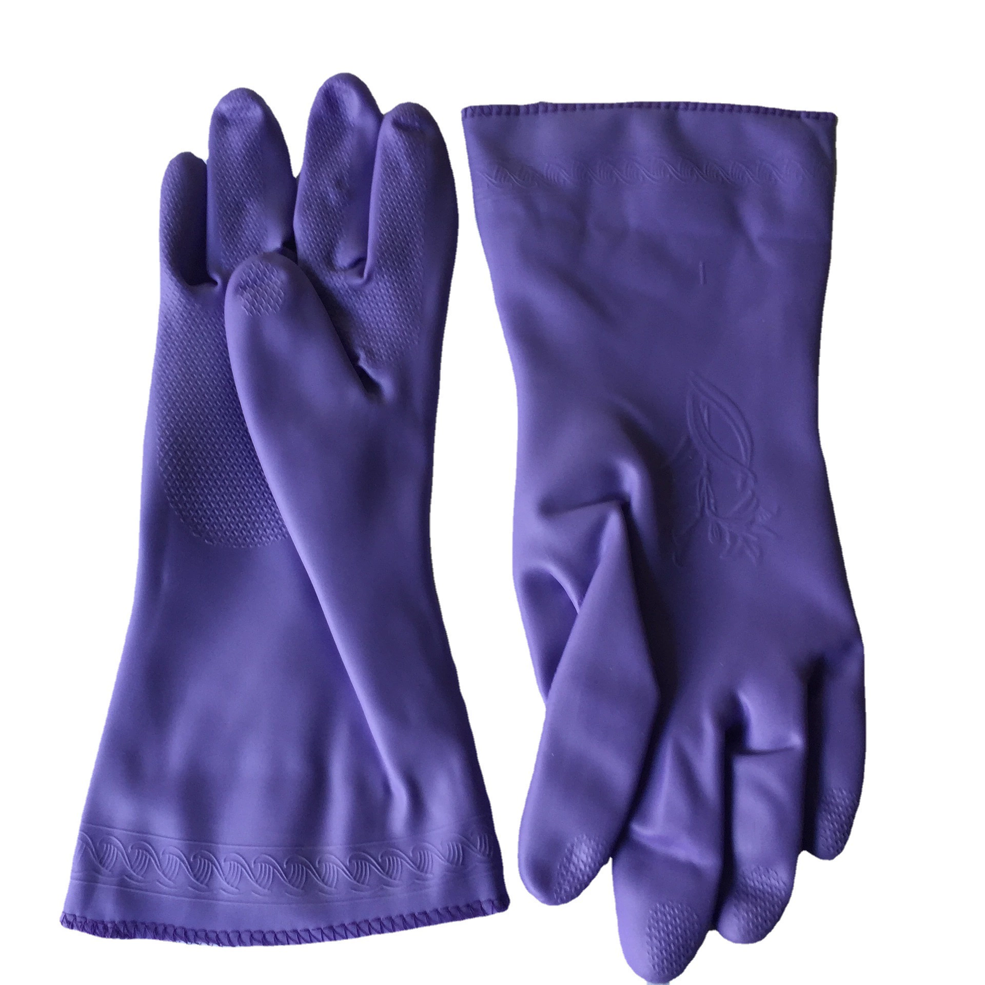 Теплые непромокаемые бытовые гигиенические перчатки для стирки и мытья посуды на флисовой подкладке рабочие кухонные перчатки для водного разведения без запаха Холодостойкие перчатки