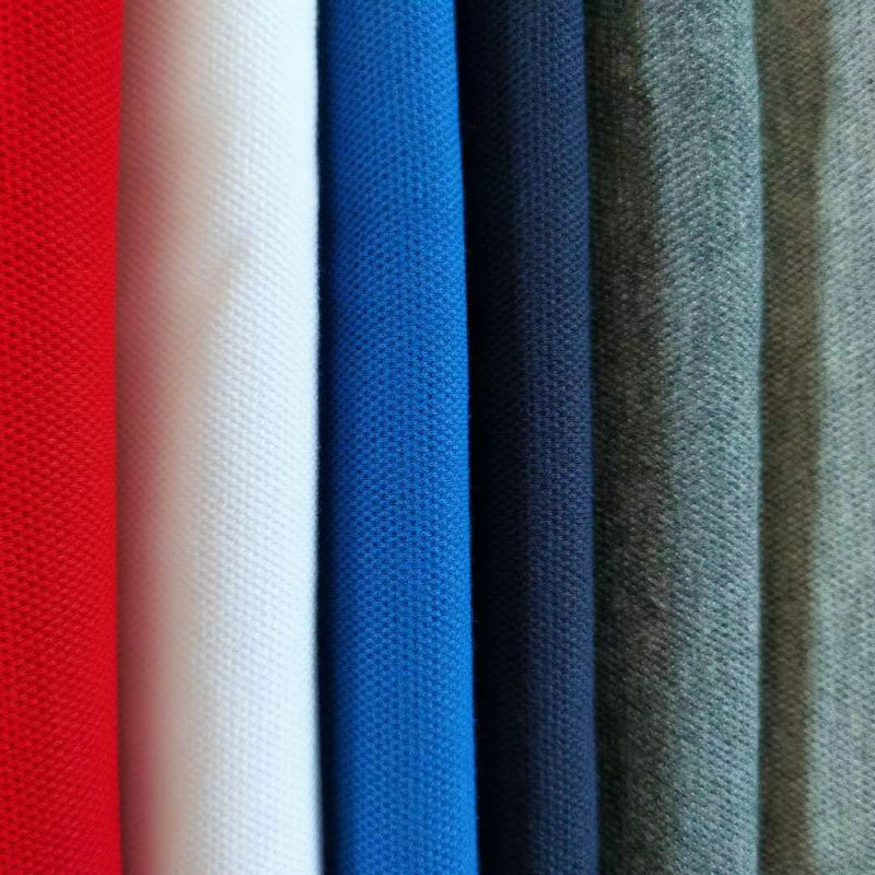 厂家供应空气层珠地建康针织面料 运动休闲潮牌服装布料