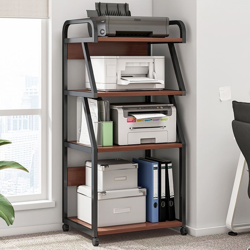 Printer Storage Rack, Floor-Standing Cabinet, Storage Shelf, Movable Office Desk Computer Host Stand Printer Storage Rack, Floor-Standing Cabinet, Storage Shelf, Movable Office Desk Computer Host Stand