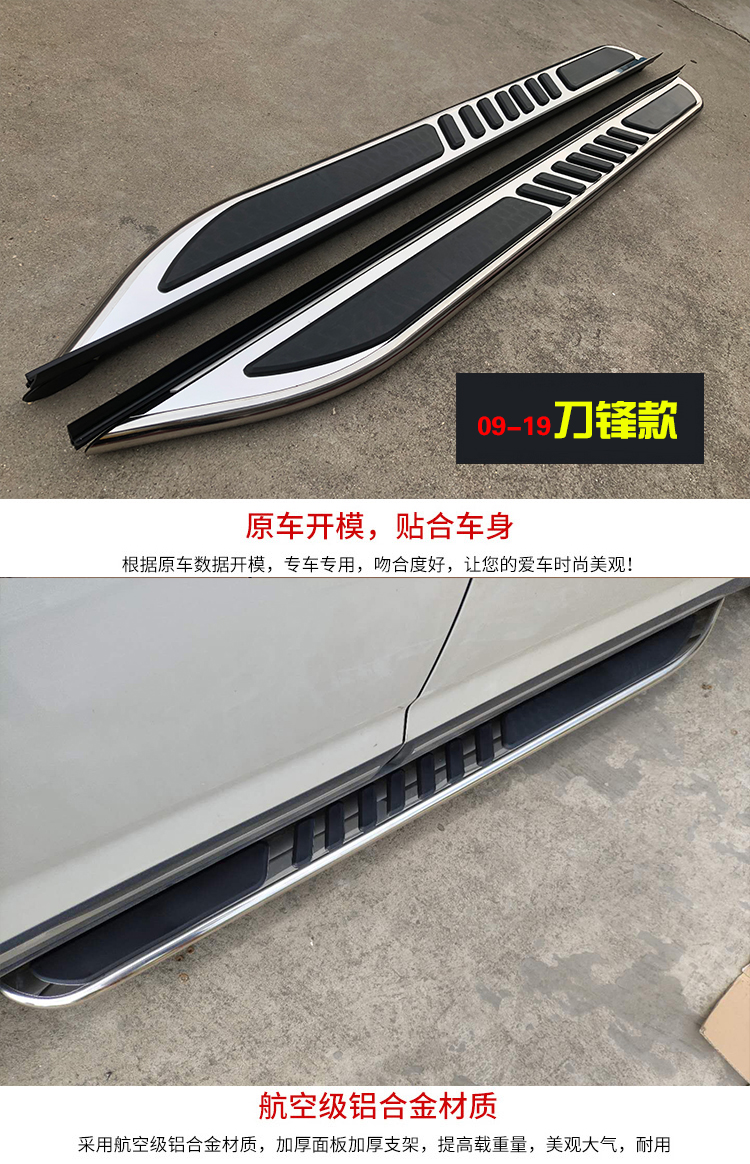 Suitable for 2009-2019 Highlander footrest welcome modification