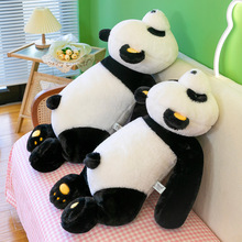 新款趴款熊猫公仔毛绒玩具大号兔毛绒面料玩偶女生陪睡抱枕大熊猫