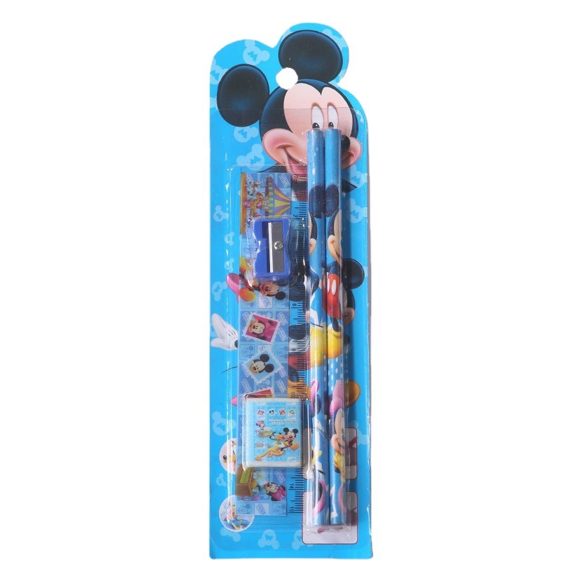 Детский канцелярский костюм-карандаш Набор из 5 предметов Учебные принадлежности для студентов начальной школы Мероприятия Подарок для детского сада Канцелярские товары оптом