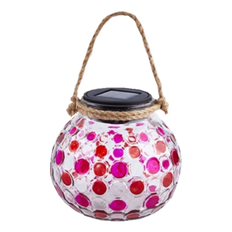 태양 전지 패널 장식 램프 안뜰 발코니 정원 레이아웃 분위기 램프 창조적 인 웨이브 포인트 야외 방수 낭만적 인 바람