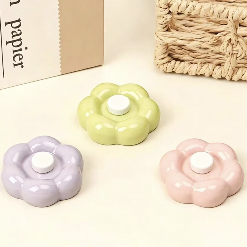 Flower-Shaped Rotating Accessory with Bearing Base DIY Jewelry Parts Wholesale Popular Online Hot-Selling Spinning Toy