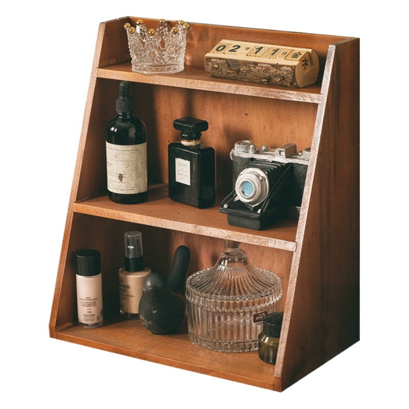 Гостиная Ретро наклонный деревянный трехслойный шкаф для хранения вина Декоративный шкаф Отель Металлический шкаф для хранения