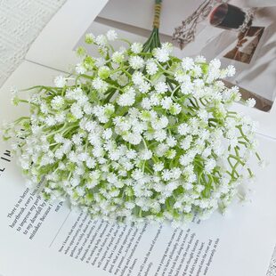 Gypsophila bouquet wedding Internet celebrity plastic fake flowers dried flowers wedding bouquet decoration flower arrangement Gypsophila artificial flowers