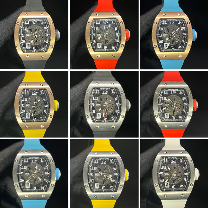 Rm010 Richard Mille Jb Men's Model Zf Barrel Bbr Cross-Border Foreign Trade Mechanical Ys High-End Watch Sonic