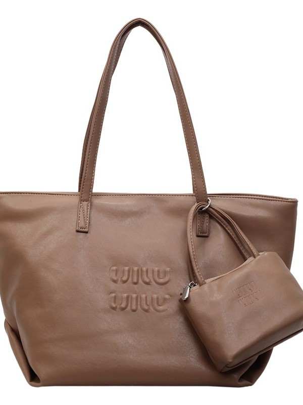 Bolso coreano nicho Zhong tote simple nuevo ocio de gran capacidad alta sensación práctica hombro axilar bolsa de viaje