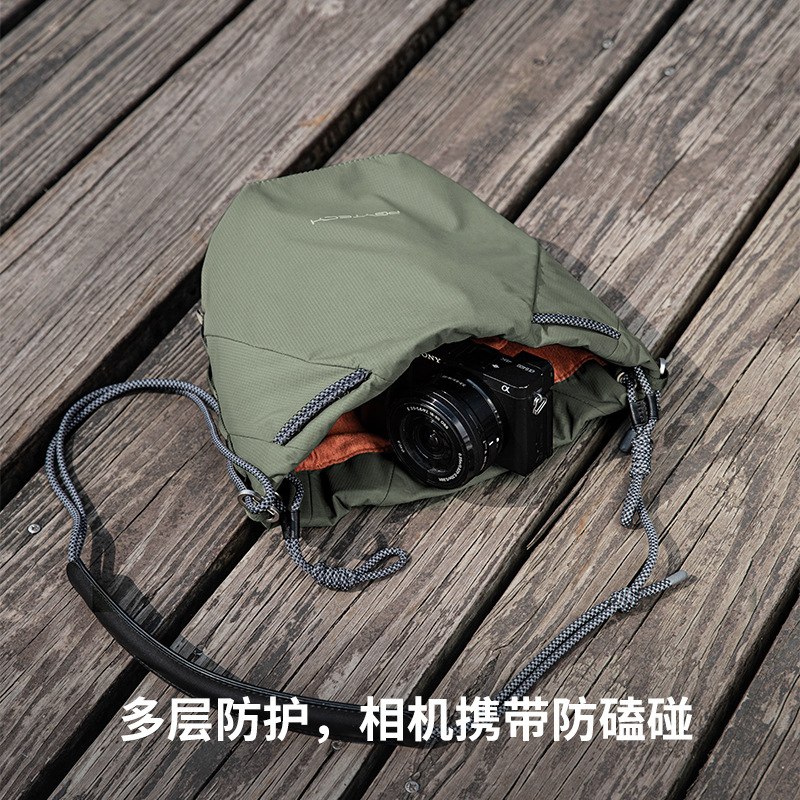 (2개) PGYTECH 미러리스 카메라 가방 ONEGO 민들레 빔 가방 어깨 사진 라이너 보관 가방 여성용 크로스 바디
