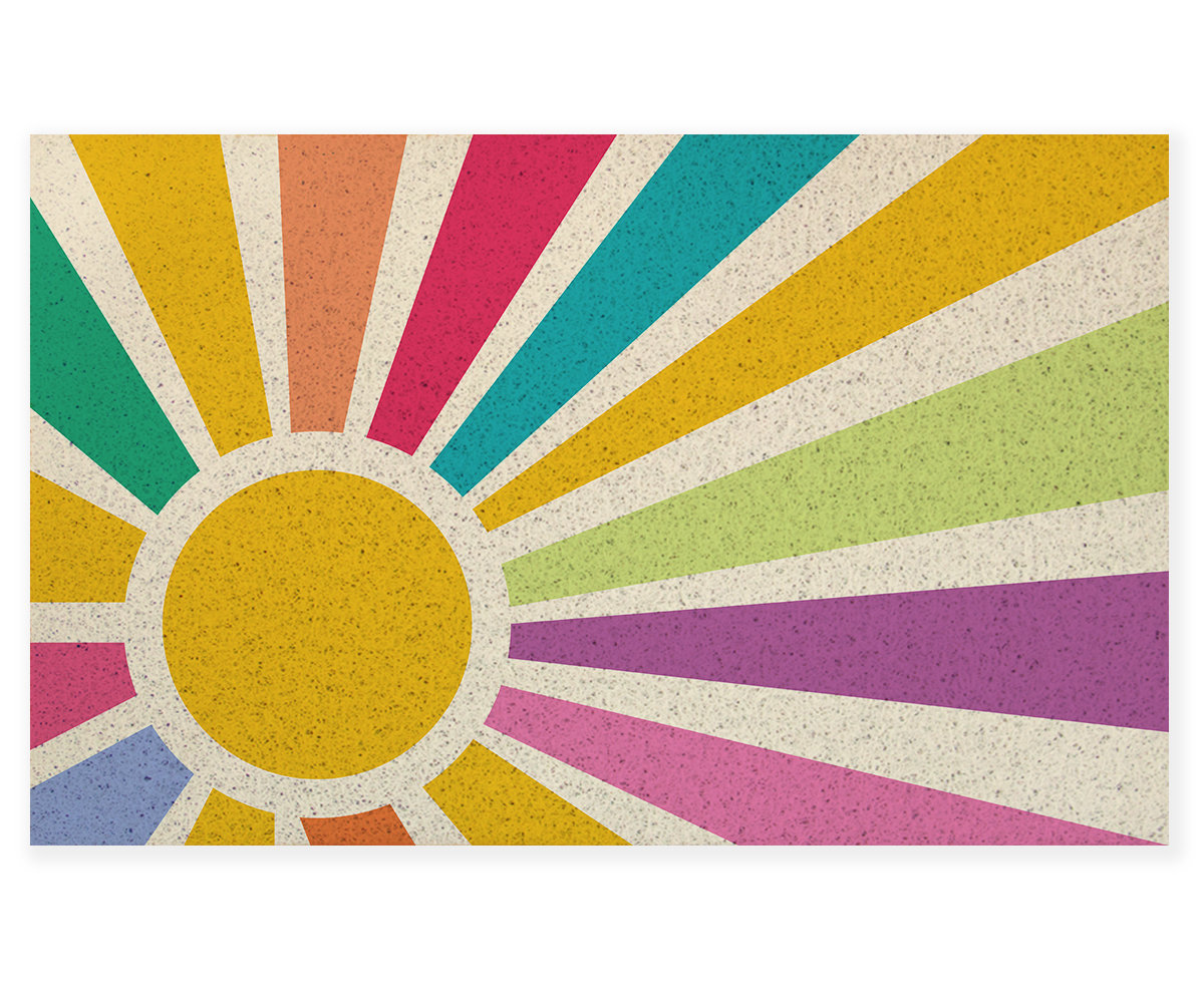 Vítejte, koberec s květinovým motivem, protiskluzová rohožka do vstupních dveří, savá rohožka do koupelny a kuchyně_voghion.com