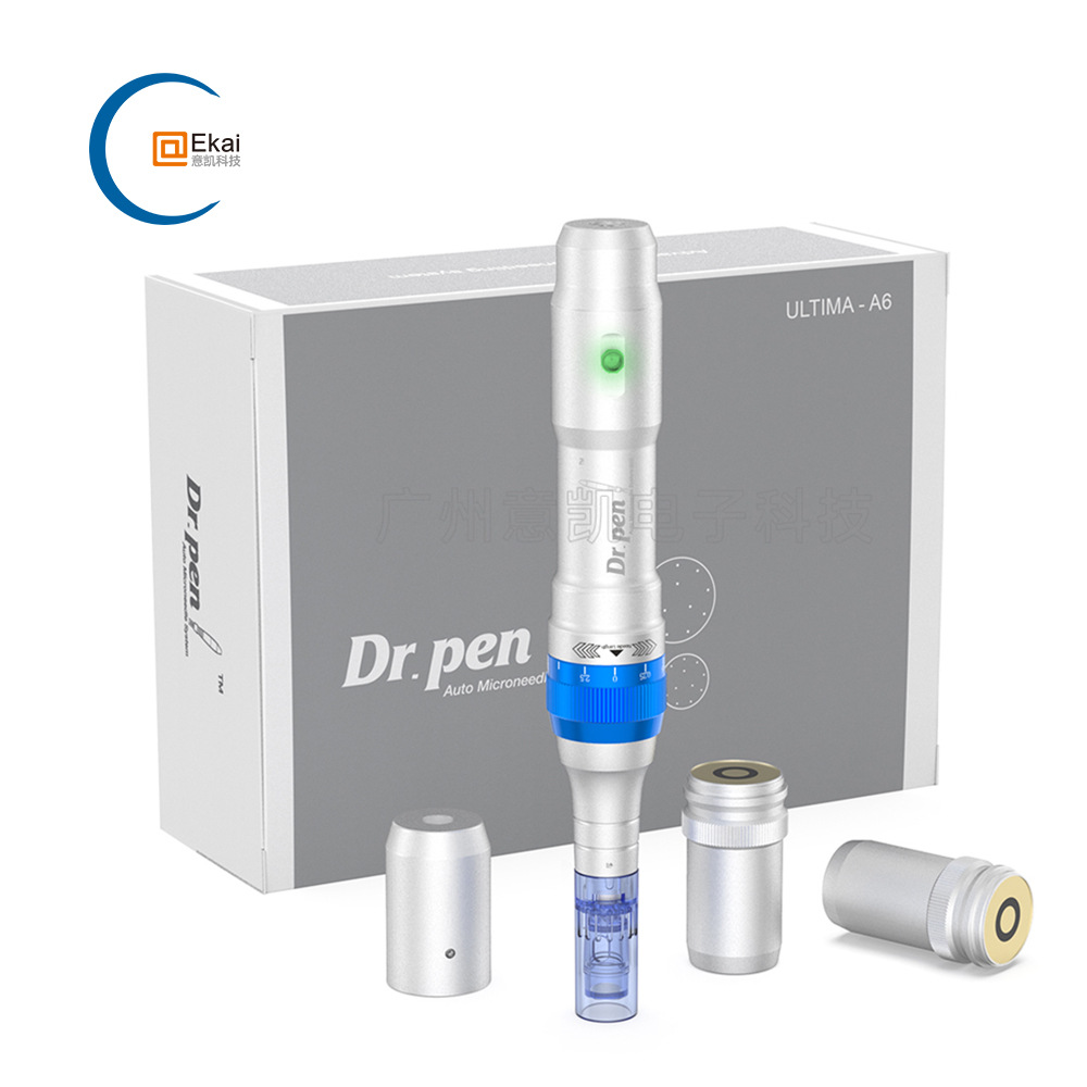 Cross-Border Water Light Essence Introduction Device Dr.Pen A6 Electric Microneedle Beauty Device Manufacturer Wholesale Massage