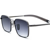 Ultra light fashionable sunglasses suitable for men and women, square glasses solar-powered