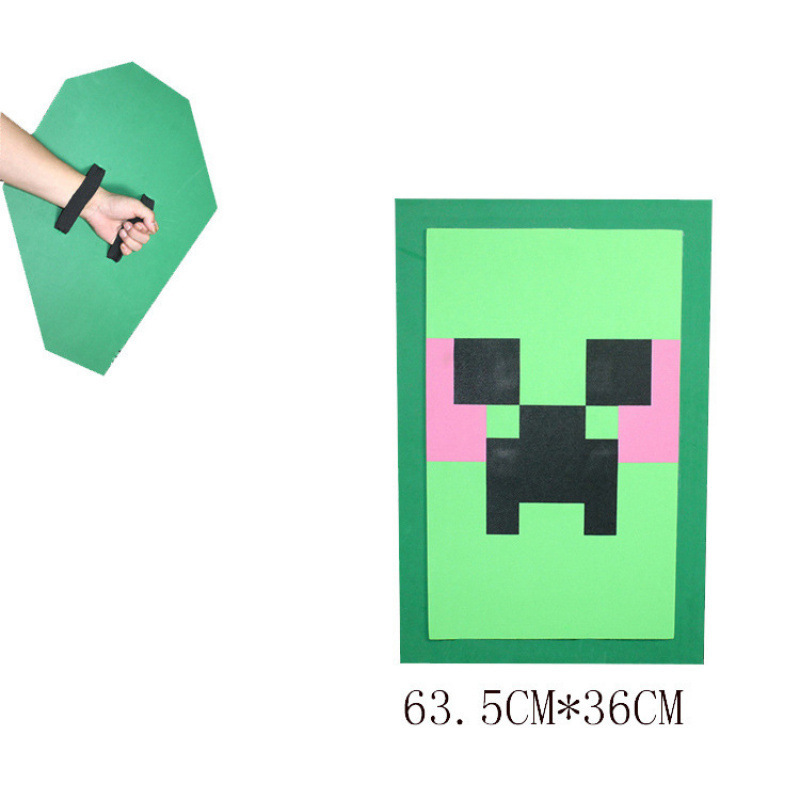Minecraft 周辺機器泡おもちゃ剣原稿ゲームレンガ石剣武器ピクセルモデル|undefined