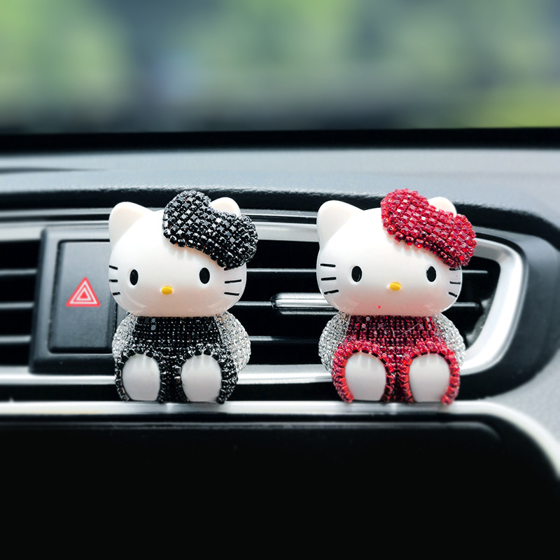 車の香水装飾品漫画かわいい KT エアベントアロマクリップ新車消臭エアコン口装飾用品女性のための|undefined