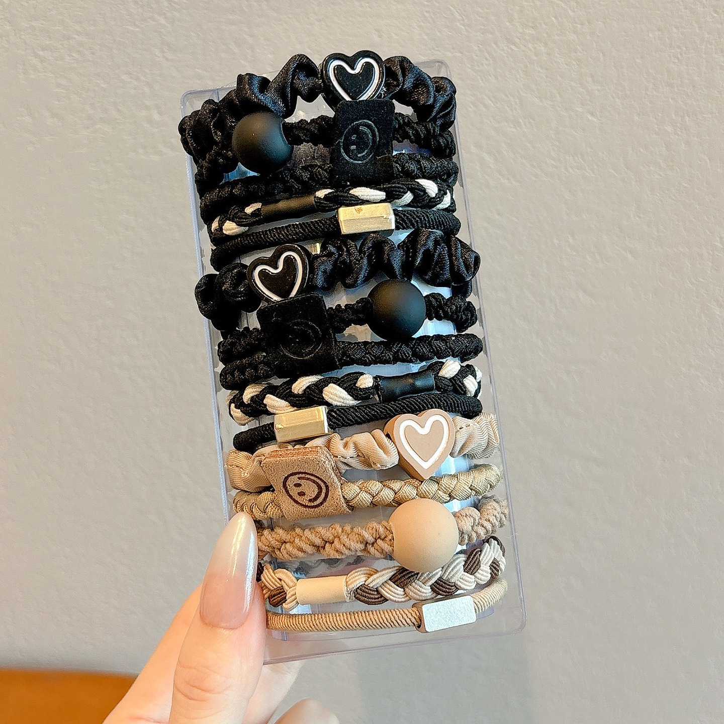 Coletero elástico sencillo de nuevo estilo 2026, banda para el pelo pequeña sin costuras para mujer, suave para el cabello, sujetador de cola de caballo.