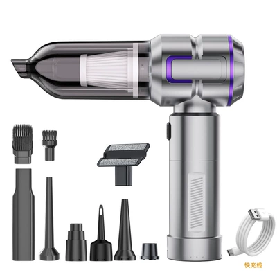 Tozsoranlar — Blower Cross - st-6705bplussilver-purple-detachable-brushless-vacuum-cleaner-long-dust-collection-compartment