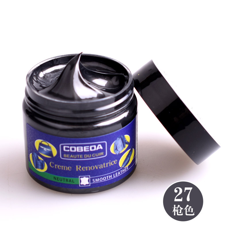 Venta directa de fábrica kangbida agente de coloración de cuero sofá bolsa de cuero para colorear zapatos de cuero de reparación de desgaste color suplemento crema