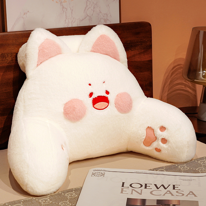 Almohada de respaldo grande para cama, suave y lavable para lectura