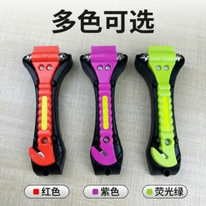 Car Safety Hammer, Multifunctional Dual-Head Metal Escape Tool with Cutter, Essential for Car Emergency Use