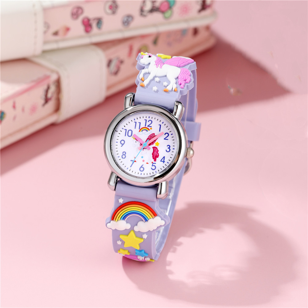 Casual Cartoon Buckle Quartz Kids Watches display picture 4
